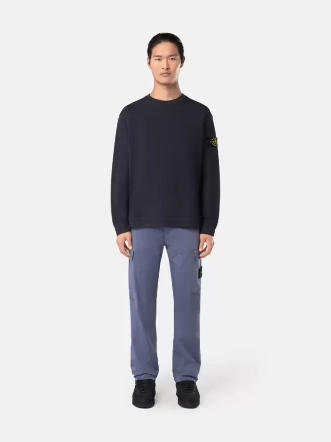Sweatshirt mit Rundhalsausschnitt und normaler Passform