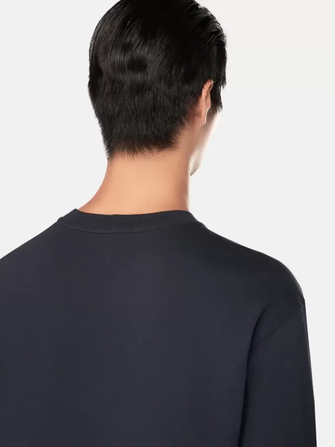 Sweatshirt mit Rundhalsausschnitt und normaler Passform