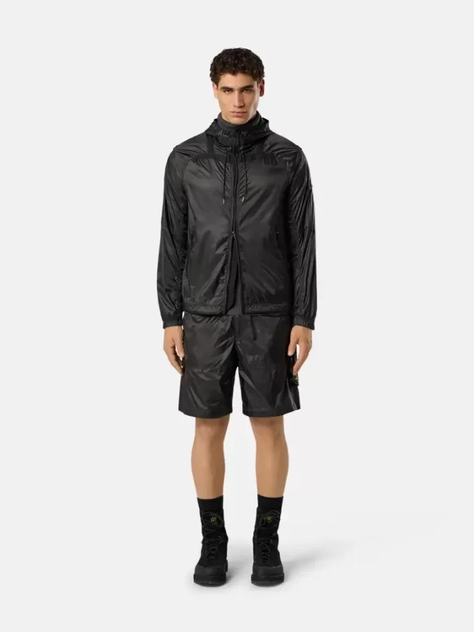 Weite Bermudashorts mit elastischem Bund