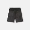 Weite Bermudashorts mit elastischem Bund